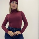 dolcevita felpato elasticizzato moda